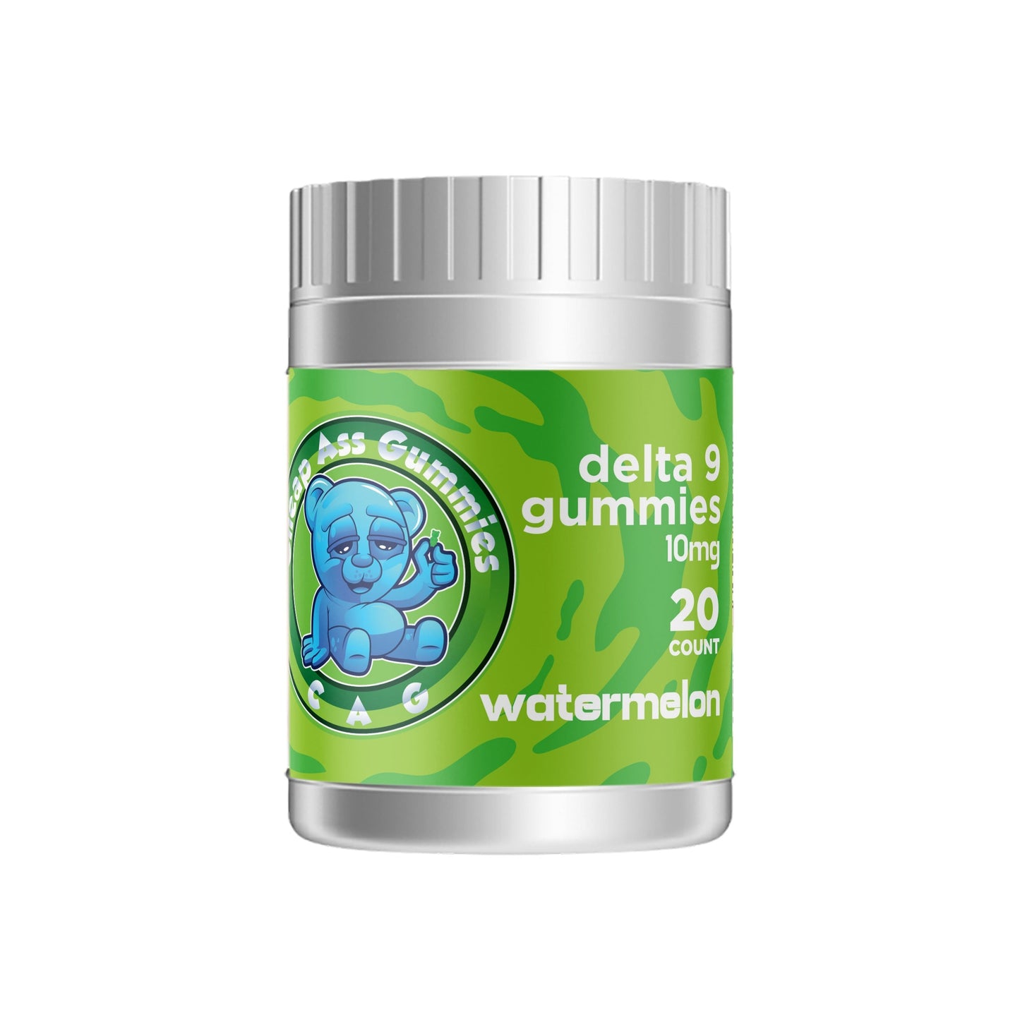 Cheap Ass Gummies Delta 9 THC Gummies - Watermelon